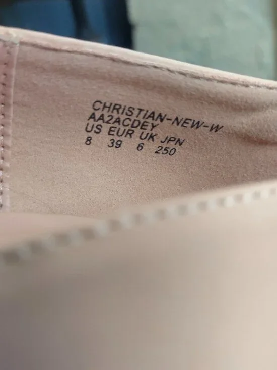 Dream Pairs Christian-New-W Nude Nubuck Pointed Toe Pumps Heels - Picture 6 of 8